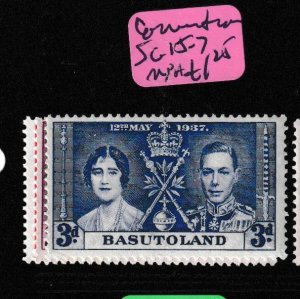 Basutoland Coronation SG 15-7 MNH (3geb)