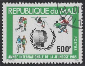 Mali #526 (1985), CTO single, cat. $1.75