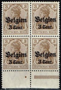 Belgium,Sc#N11 MNH, rare Michel#11aII, distance between Numeral-Currency 1,0 mm