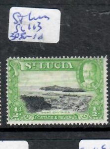 ST LUCIA  KGV  1/2D SG 113  MNH    P0326H