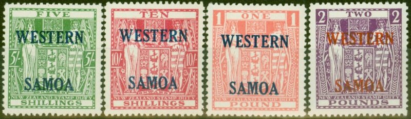 Western Samoa 1955 set of 4 SG232-235 V.F MNH