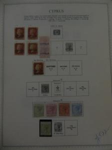 CYPRUS : Beautiful all Mint collection on album pages. Stanley Gibbons Cat £1790