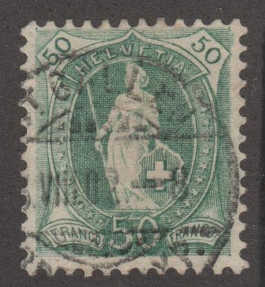 Switzerland 96 Helvetia 1899