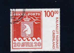 Greenland  Scott#  497  Used  (2007 Parcel Post Centenary)