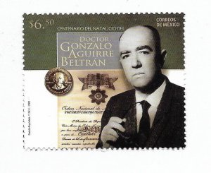 MEXICO 2008 DOCTOR GONZALO AGUIRRE BELTRAN MEDICINE 1 VALUE COMPLETE MNH