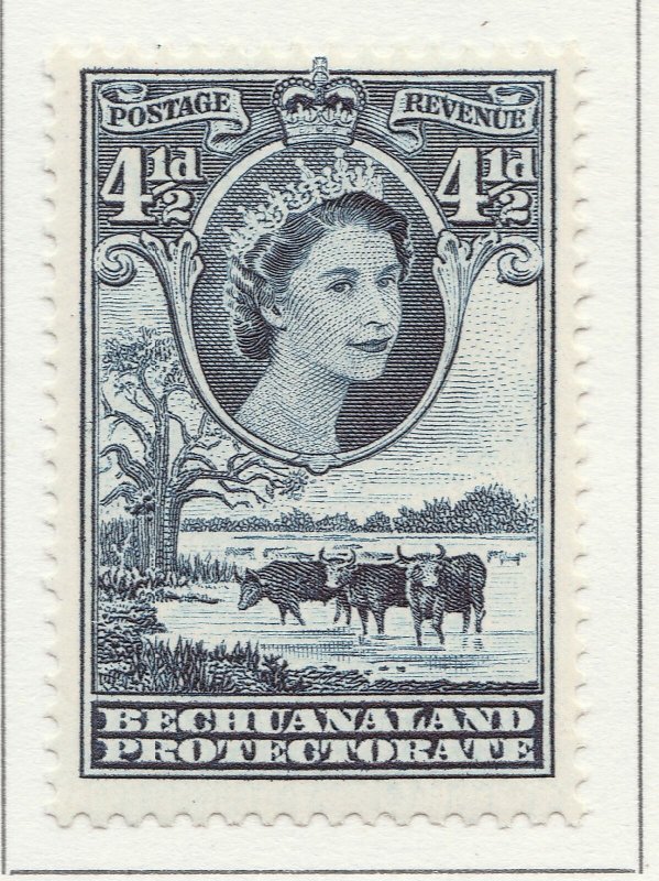 1955 BECHUANALAND PROTECTORATE 4 1/2DMH* Stamp A4P40F40020-