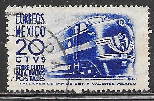 Mexico  Q8: 20c Locomotive, used, F-VF