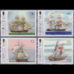 GIBRALTAR 2006 - Scott# 1044-7 Ships Set of 4 NH