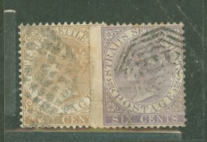 Straits Settlements #10/12 Used