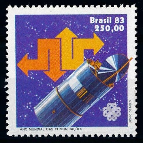 [66089] Brazil 1983 Space Travel Weltraum Satellite  MNH