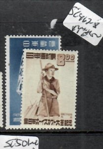 JAPAN  BOY SCOUTS     SC 467-468      MNH         P0601H