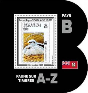 Togo - 2019 Stamp on Stamp Bermuda - Stamp Souvenir Sheet - TG190247b21