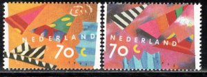Netherlands Scott # 823 - 824, mint nh