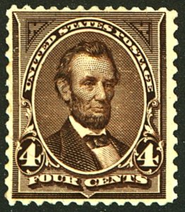 U.S. #254 MINT OG NH