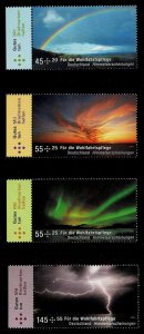 Germany 2009,Sc.#B1010;-1013 MNH, Welfare: celestial phenomena