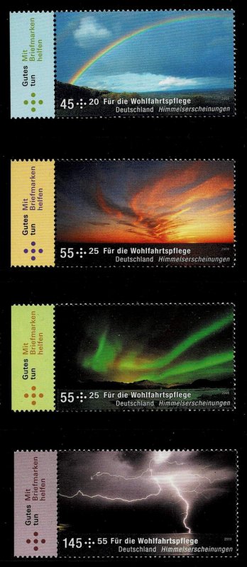 Germany 2009,Sc.#B1010;-1013 MNH, Welfare: celestial phenomena
