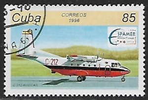 Cuba # 3730 - Plane Casa C-212 - unused CTO.....{Z19}