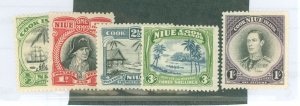 Niue #77-8/80/83/85 Unused Single