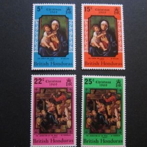 British Honduras 1969 Sc 247-250 set MNH