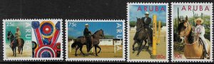 Aruba #118-21 MNH Set - Interpaso Horses