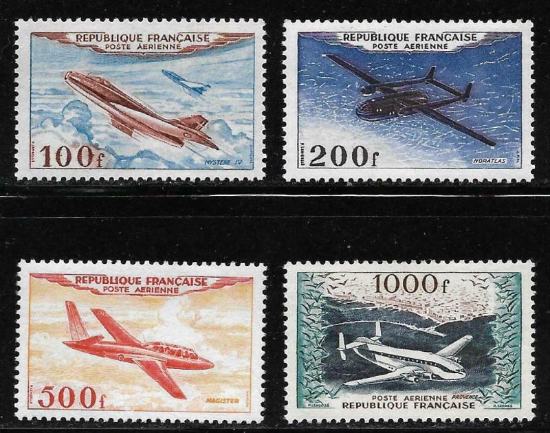 FRANCE - SCOTT #C29-32 - VF- MNH   35% of SCV $281 **FREE Domestic SHIPPING**