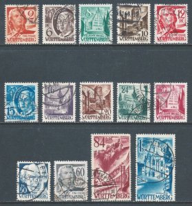 Germany #8N14-27 Used Von Schiller, Holderlin, Castles, Etc. Defins.