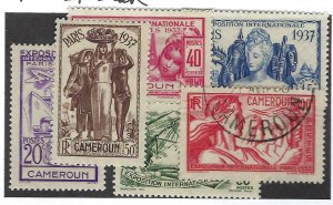 Cameroon SC#217-222 Mint Lh F-VF...Worth a Look!!