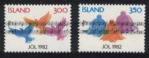 Iceland Christmas 2v 1982 MNH SG#620-621