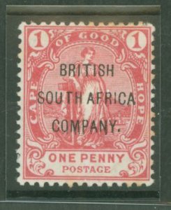 Rhodesia (1890-1923) #44 Unused Single