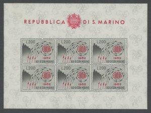 San Marino #539V Mint (NH) Souvenir Sheet