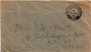 Great Britain Soldier's Free Mail 1947 Army Post Office 432 Hamburg, Germany ...