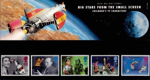 Great Britain 1996 Sc 1698-02 MNH Small Screen Royal Mail Starter Pack Puppets