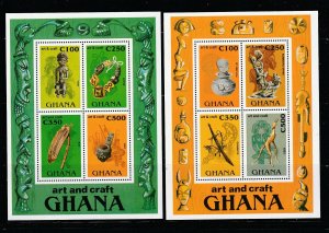 Ghana 1639-1640 Souvenir Sheets MNH Arts And Crafts