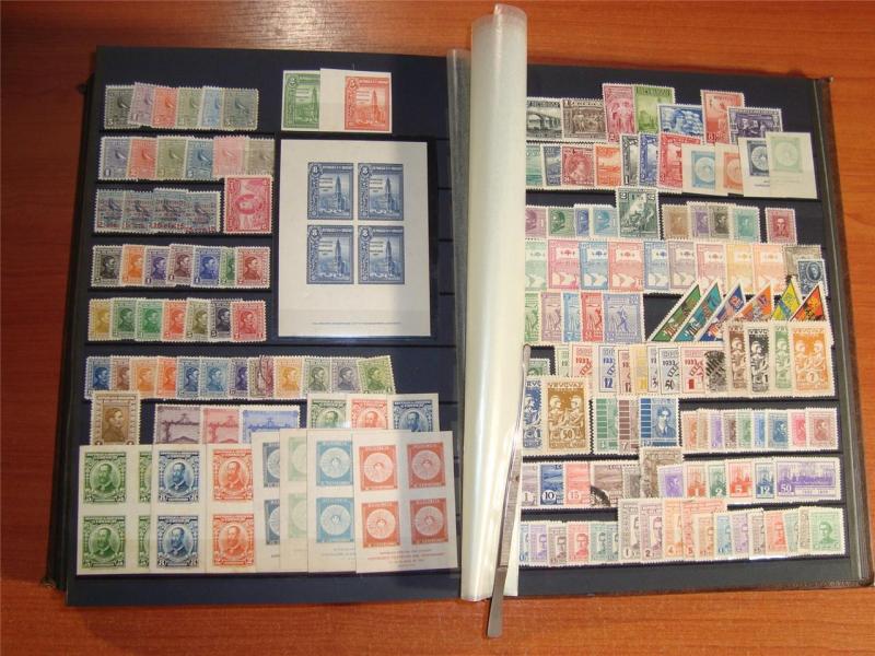 STUNNING URUGUAY STAMP COLLECTION 1877 TO 2017 IN 2 STOCKBOOKS ALMOST COMPLETE