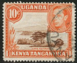 Kenya Uganda and Tanganyika KUT 1938 perf 14 Scott 69a CV$7