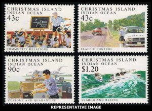 Christmas Island Scott 303-306 Mint never hinged.