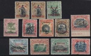 North Borneo 1901 Range 1c - 24c sg127, etc fresh m/mint/hmm (16c mint no gum)