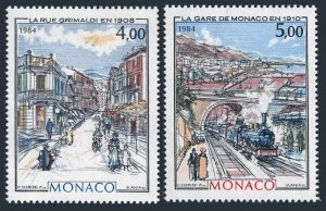 Monaco 1436-1437,MNH.Michel 1649-1650. Belle Epoch-Hubert Clerissi.1984.