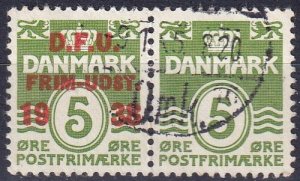 Denmark #263  F-VF Used CV $7.00 (Z7416)