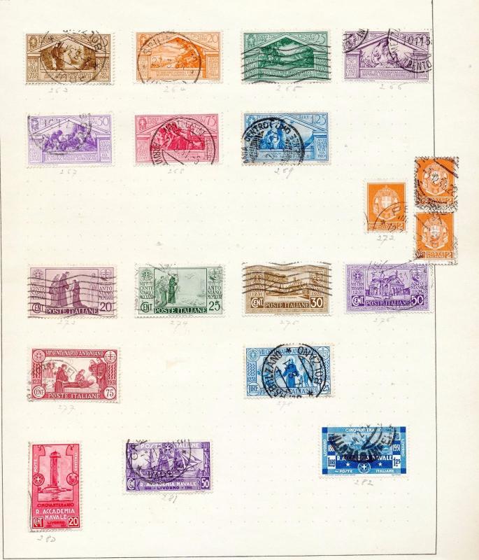 Italy Early/Mid Used Collection (Appx 120+Stamps) Ta 701
