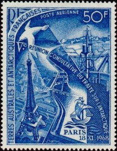 French Antarctic TAAF 1969 #C17 Mint Hinge Remain. Conference