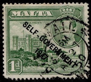 Malta #210 Self Government Overprint Issue Used