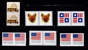 #5741, 5743,5756. 5788,5789,5789A   2023 Coil Pairs set/6 - MNH