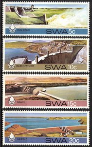 South West Africa SWA 1980 Architecture Dams Set of 4 MNH **