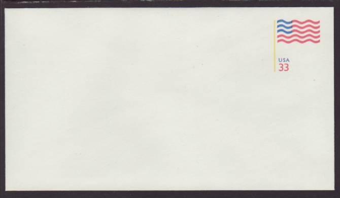 US U642 Flag Postal Envelope Unused 