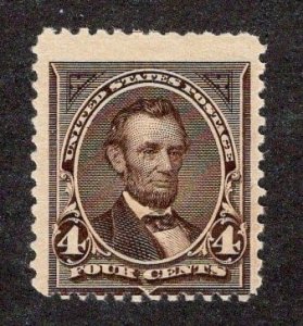 US #254 AVG/MNH ~jm-1851