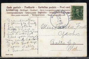 US Glen Arm MD Baltimore County DPO 1908 c128