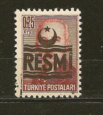 Turkey O24 Official Overprint MNH