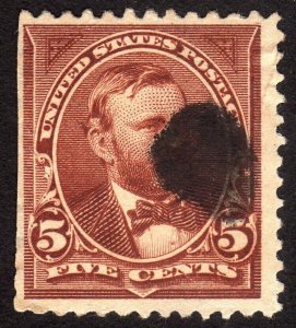 1894, US 5c, Grant, Used, Sc 255