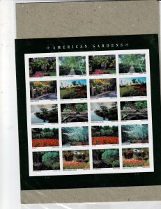 American Gardens Forever Postage Sheet #5461-70 VF MNH